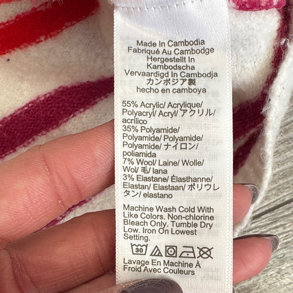J. Crew Multicolor Striped Crew Neck Sweater - Picture 4 of 6